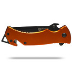 Rescue Folding Pocket Knife (Black)