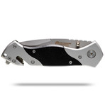 Rescue Folding Pocket Knife // Rugged (Black)