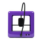 The Micro 3D Printer // Purple + PLA Bundle (Neutral Bundle)