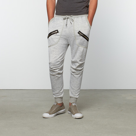 Drop Crotch Sweatpant // Grey (M)