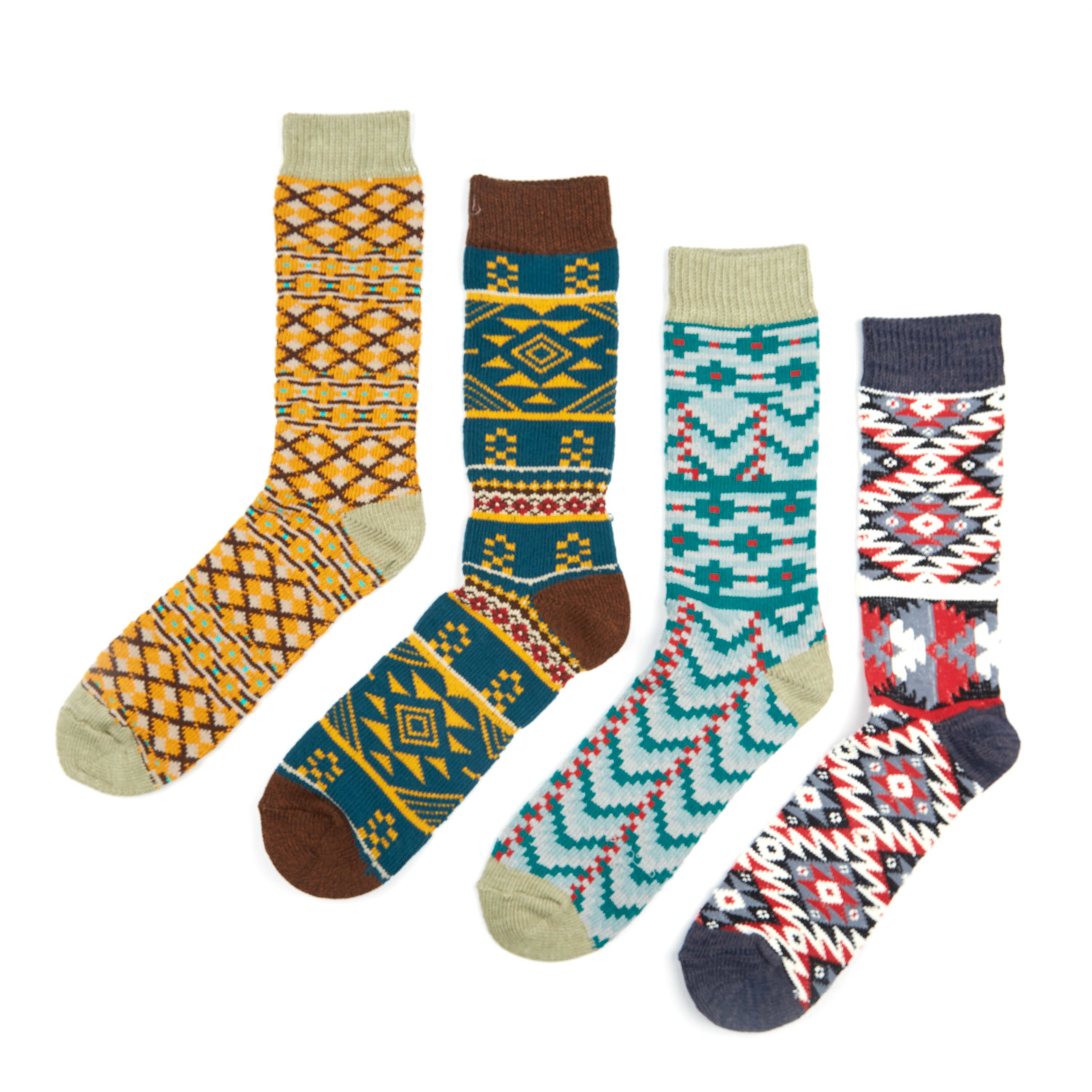 The Ash Day Forest Sock // Assorted // Set Of 4 - Sock It Up - Touch of ...
