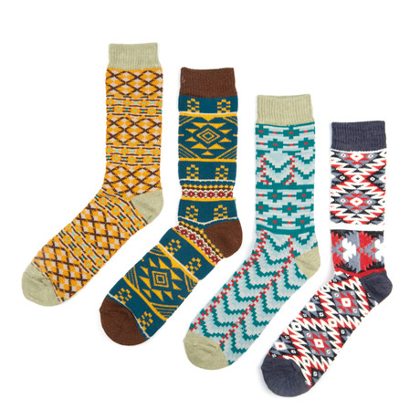 The Ash Day Forest Sock // Assorted // Set Of 4