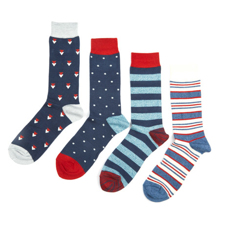 Leader Of The Free World Sock // Assorted // Set Of 4