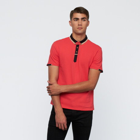 Short-Sleeve Polo // Coral (S)