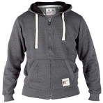 Stacker Hooded Sweatshirt // Charcoal Melange (S)