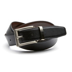 Reversible Saffiano Belt // Black (32" Waist)