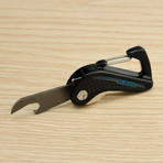 Carbon Fiber Key Holder + Titanium Multitool