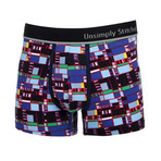 No Show Trunk // Mosaic // Red + Blue Multi (M(32"-34"))