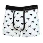 No Show Trunk // Dogs // White + Black (S(28"-30"))