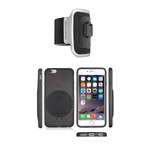 Case Stand + Armband // Transparent Black (iPhone 6/6s)