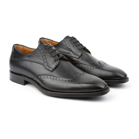 Amberes Wing Tip Derby // Black (Euro: 40)