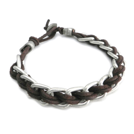 Splicer Chain + Leather Bracelet
