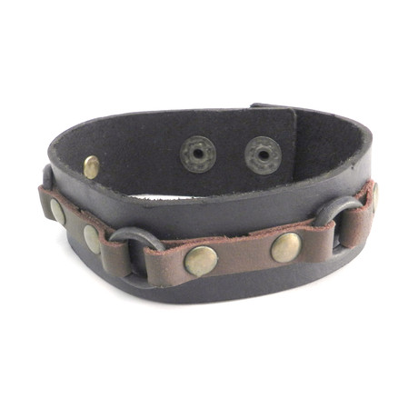 Ring + Stud Strap Bracelet