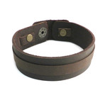Layered Strap Bracelet (Black)