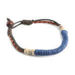 Braided Wrap Bracelet (Striped)