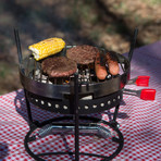 Tailgate Flip Grill + Bag