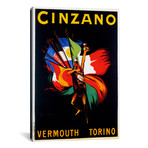 Cappiello Cinzano Vermouth Torino (18"W x 26"H x 0.75"D)