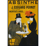 Absinthe, Pernot - Vintage Poster // Vintage Apple Collection (26"W x 40"H x 1.5"D)