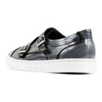 AG Double Monkstrap Sneaker // Silver (US: 7.5)