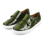 Caballero // Bosque Double Monkstrap Sneaker // Green (US: 13)