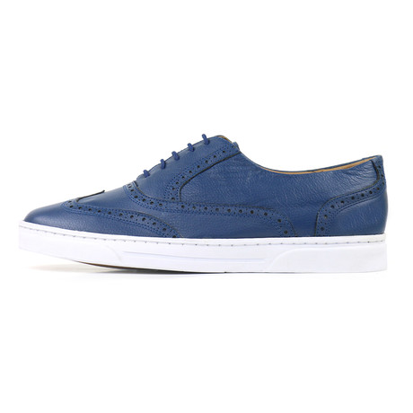 Caballero // Oceano Wingtip Sneaker // Blue (US: 10)
