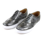 Caballero // AG Wingtip Sneaker // Silver (US: 7)