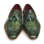 Handsewn Tassel Loafer // Green (Euro: 40)