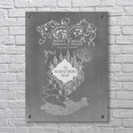 The Marauder's Map (Aluminum // Black Ink)