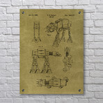 Patent Prints -  ATAT Walker - 1981 (Aluminum // Black Ink)