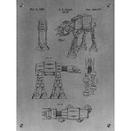 Patent Prints -  ATAT Walker - 1981 (Aluminum // Black Ink)