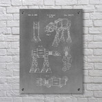 Patent Prints -  ATAT Walker - 1981 (Aluminum // Black Ink)