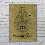 Star Wars Millennium Falcon - 1979 (Aluminum // Black Ink)