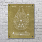 Star Wars Millennium Falcon - 1979 (Aluminum // Black Ink)