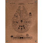 Star Wars Millennium Falcon - 1979 (Aluminum // Black Ink)