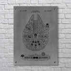 Star Wars Millennium Falcon - 1979 (Aluminum // Black Ink)