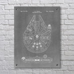 Star Wars Millennium Falcon - 1979 (Aluminum // Black Ink)