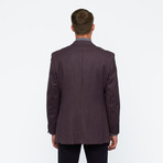 Patterned Sport Jacket // Purple + Black (US: 40R)