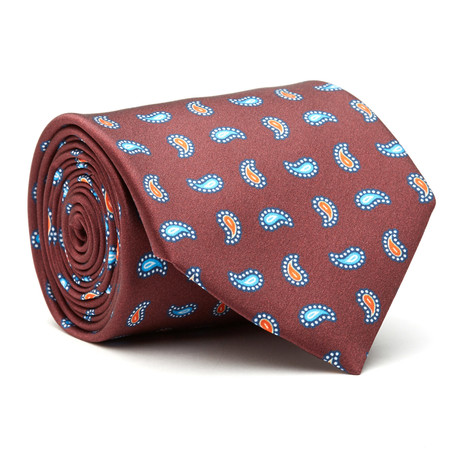 Ruggieri Tie // Burgundy