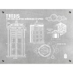 Doctor Who // TARDIS (Aluminum // Black Ink)