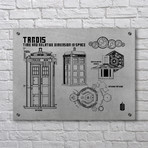 Doctor Who // TARDIS (Aluminum // Black Ink)