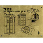 Doctor Who // TARDIS (Aluminum // Black Ink)