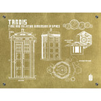 Doctor Who // TARDIS (Aluminum // Black Ink)