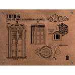 Doctor Who // TARDIS (Aluminum // Black Ink)