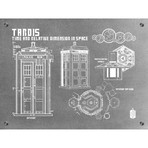 Doctor Who // TARDIS (Aluminum // Black Ink)