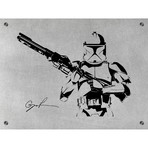 Star Wars // Stormtrooper (Aluminum // Black Ink)