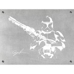 Star Wars // Stormtrooper (Aluminum // Black Ink)