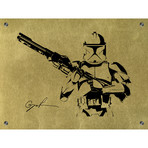 Star Wars // Stormtrooper (Aluminum // Black Ink)