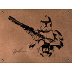 Star Wars // Stormtrooper (Aluminum // Black Ink)