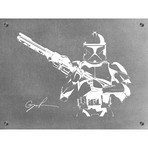 Star Wars // Stormtrooper (Aluminum // Black Ink)