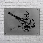 Star Wars // Stormtrooper (Aluminum // Black Ink)